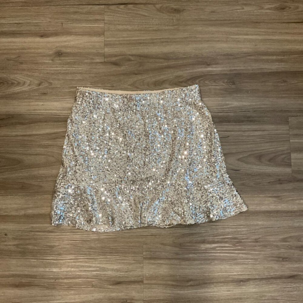 BB Dakota Steve Madden Sequin Skirt - Size Medium